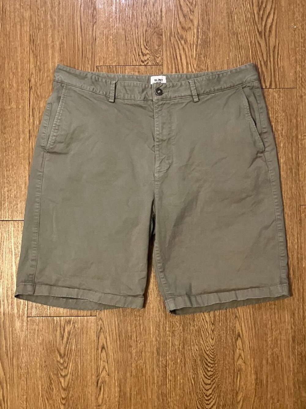Flint And Tinder 365 Shorts Washed Gray Khaki Chino